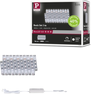 Paulmann 71237 MaxLED 500 LED Stripe Basisset 3m 4000K
