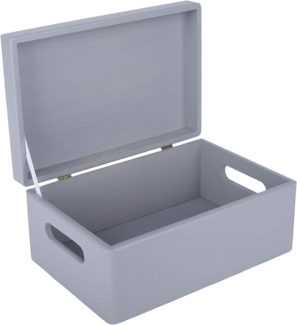 Creative Deco Holzkiste mit Deckel 30x20x14 cm (1cm)
