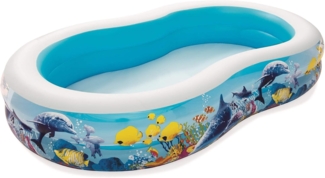 Family Pool Sea Ground 262 x 157 x 46 cm, oval