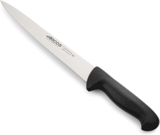 Arcos 295525 Tranchiermesser, Acier_inoxydable, Schwarz, 250 mm