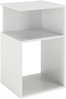 Vicco Nachttisch Weiß 40 x 65.3 cm, Elios
