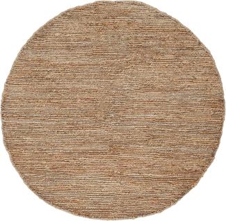 carpetfine Teppich Nala Juteteppich Naturfaser, rund, Höhe: 9 mm, wendbar, aus 100% Jute, in vielen Größen und Formen, quadratisch, rund