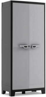 Keter Lagerschrank mit Regalböden Titan Schwarz und Grau 182 cm 434758