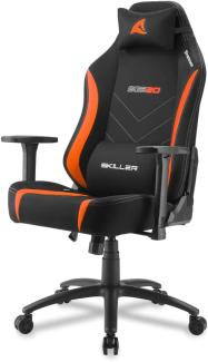 Sharkoon Gaming Stuhl, Legierter Stahl, Schwarz/Orange, Normal