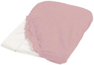 CANDIDE - Bezug für Wickelauflagen, saugfähig, elastische Ecken, maschinenwaschbar bei 60 °C, hergestellt in Europa, Frottee, 80% Baumwolle, 20% Polyester, 50 x 75 cm (Rosa)