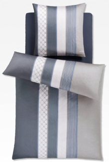 JOOP Bettwäsche Cornflower Stripe deep coal|Kissenbezug einzeln 80x80 cm