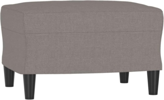 vidaXL Fußhocker Taupe 60 x 50 x 41 cm Stoff [349286]