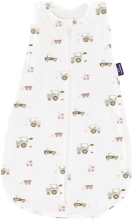 Sommerschlafsack LIEBMICH Baumwolle Little Farm grün, Größe 80