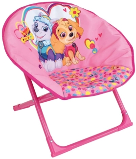 FUN HOUSE 713477 Pat'Patrol Stella Everest Mondsitz, faltbar, für Kinder, 47 x 54 x 42 cm, Rosa