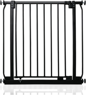 Safetots Elite Sicherheitsschutzgitter, 71cm - 80cm, Mattschwarz, Treppenschutzgitter mit Druckmontage, Sicherheitsbarriere, Einfache Installation