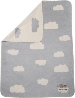 FUSSENEGGER Kuscheldecke grau