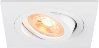 SLV NEW TRIA® 75, Deckeneinbauleuchte, quadratisch, max. 10W GU10, weiß - Einbauleuchten