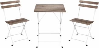 Brigros Bistro-Set, Weiß, Small