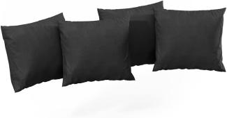 Vicco Loungekissen Palettenkissen Gartenkissen Anthrazit 4er Set Balkonkissen