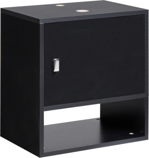 Wandmontierter Waschtischunterschrank LIMERIA 45 cm Schwarz
