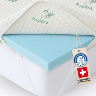 Welldora, Topper – Weich & Druckentlastend, für Harte Matratze, 5 cm hoch, - Memory Foam, (Matratzentopper für Seiten- & Rückenschläfer gegen Druckstellen)