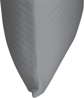 Formesse Bella Donna Sommerkissenbezug Doubleface|40x80 cm| hellanthrazit