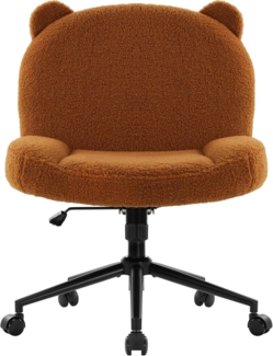 Intimate WM Heart Bürostuhl ohne Armlehne, Ergonomischer Drehstuhl mit Rollen, Höhenverstellbarer Schreibtischstuhl mit Mittlerer Rückenlehne