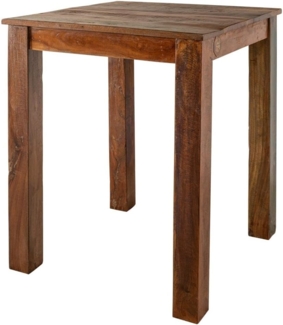 Massivmoebel24 Esstisch NATURE OF SPIRIT (Altholz 60x60x76 mehrfarbig lackiert NATURE OF SPIRIT #123), Altholz 60x60x76 mehrfarbig lackiert NATURE OF SPIRIT #123