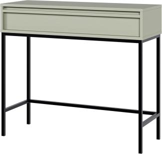 Selsey Evo Konsolentisch, Holzwerkstoff Metall, Salbeigrün, 90 cm largeur