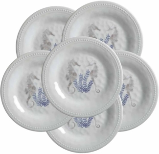 Dessertteller, flach groß, 21,5cm - Harmony Paradise 6er Set