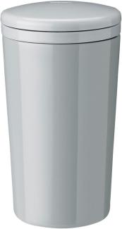 Stelton Thermobecher Carrie Light Grey, Trinkbecher, Edelstahl, Kunststoff, Grau, 400 ml, 361-1