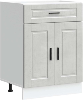Küchenunterschrank Porto Betongrau Holzwerkstoff 853971