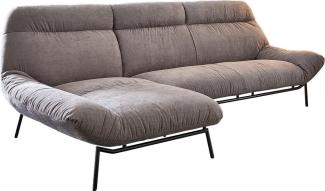 Ecksofa Shape High 305x160 Steingrau Longchair links by ES brand