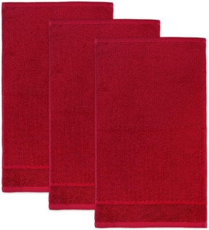 Möve for frottana Gästehandtücher Pearl, Walkfrottier (3-St), mit Perloptik