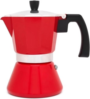 Leopold Vienna Espressokocher 6 Tassen/rot/Induktion LV113007