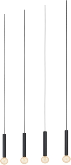 Eglo 98057 Hängeleuchte CORTENOVA E27 4X40W L:84 B:6 H:110cm dimmbar