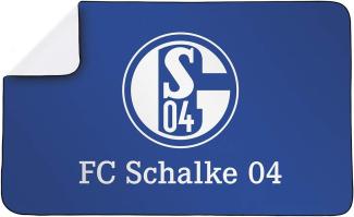 S04 Sporthandtuch Deluxe - 80x130 cm - weiß/blau