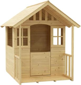 Westmann Holz Spielhaus Villa | Natur | 137x121x140 cm