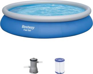 Fast Set™ Aufstellpool-Set mit Filterpumpe Ø 457 x 84 cm, blau, rund