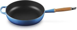 Le Creuset Sautépfanne Signature 28cm Azure - 25 bis 28 cm - Blau