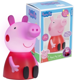 Peppa Pig Paladone Figur Lampe mit Sound - Offiziell lizenziertes Baby-Nachtlicht, Kinderzimmer-Zubehör & Dekor
