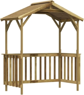 vidaXL Grillpavillon Kiefernholz Imprägniert 163,5 x 93 x 210 cm 315390