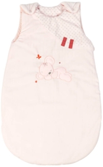 Nattou Ganzjahres-Schlafsack Maus Valentine, TOG 1.9, 70 cm, Adèle und Valentine, Rosa