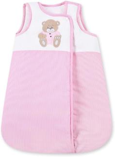 Baby Schlafsack Winterschlafsack/Sommerschlafsack für Jungen und Mädchen 70cm, Modelle:Memi Rosa