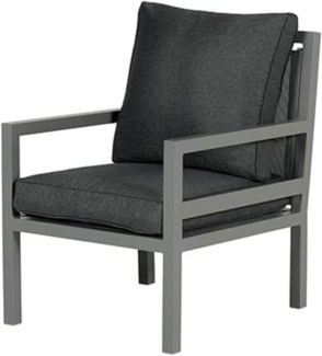 BLAKES Loungesessel Dining Sessel mit Alu-Gestell - anthrazit