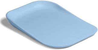 Hauck Wickelauflage Change N Clean, Keil Wickeltischunterlage 50 x70 cm, Wickelmatte Schadstofffrei, Abwaschbar, Hygienisch, Wickelmulde bis 25 kg, Pflegeleicht (Light Blue)