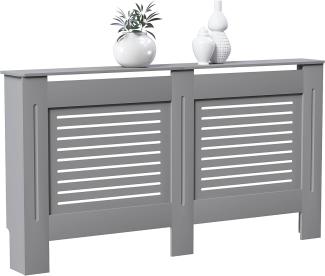 Vida Designs Kommoden & Sideboards, Mitteldichte Holzfaserplatte, Grau, Groß