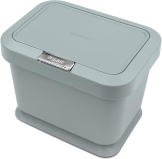 YourCasa Biomülleimer Küche 5L - Deckel mit Knopfdruck-Mechanismus- Komposteimer, Deckel mit Knopfdruck-Mechanismus, Antirutsch