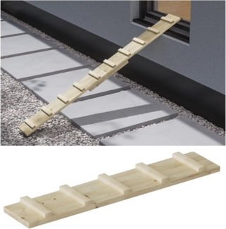 QLS Haustiertreppe Katzenleiter (VARIANTEN zur Auswahl), Katzentreppe Katzenstufe für Balkon 1,2 bis 6m mit Verbindungsstücken