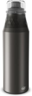 Alfi Trinkflasche Endless Bottle, Sportflasche, Edelstahl, Caviar Black Matt, 0. 9 L, 5668233090