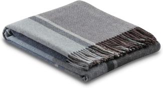 Biederlack Kaschmirplaid Sheffield|130x170 cm| blue