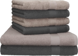 Betz Handtuch Set Palermo 6er 2x Liegetücher 70x140 cm 4x Handtücher, 100% Baumwolle (Set)