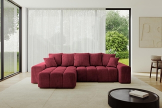 ALTDECOR Ecksofa ENIL-L, Couch mit Schlaffunktion, Wohnzimmer - Wohnlandschaft, Corner Sofa Bett Eckcouch Couch L-Form Schlafcouch Ausziehbar