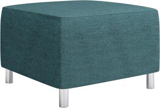 Mirjan24 Moderner Polsterhocker Dover, Sitzhocker Hocker Sitzbank Fußbank Pouf Farbauswahl (Lux 30)