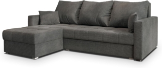 Masseno Ecksofa NIDA mit Schlaffunktion L-Form, Sofa mit Bettkasten